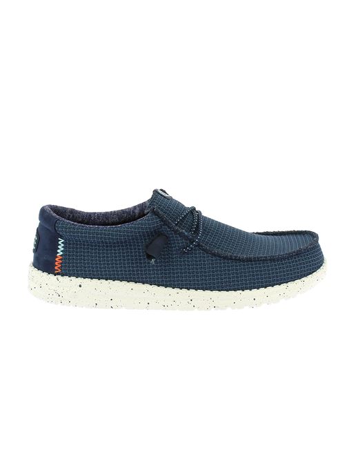 Wally Sport Mesh stringata da uomo in tessuto blu HEY DUDE | 40403410